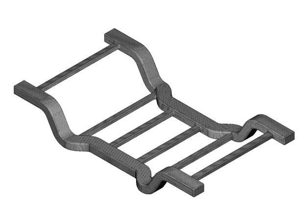 Rusty Vehicle Chassis 3D model_4