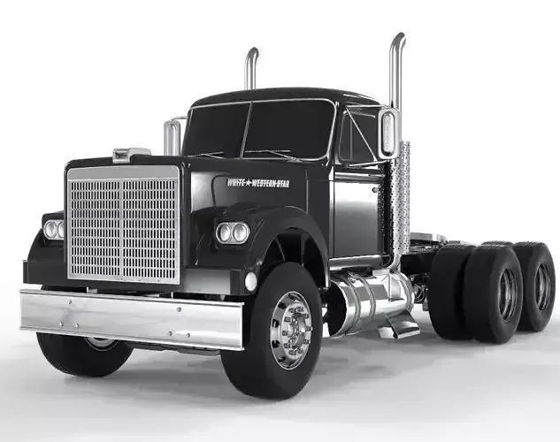 1970 White Western Star Truck  3D model