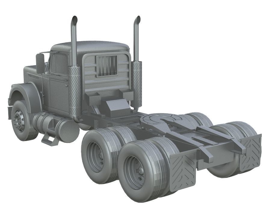 1970 White Western Star Truck  3D model_16