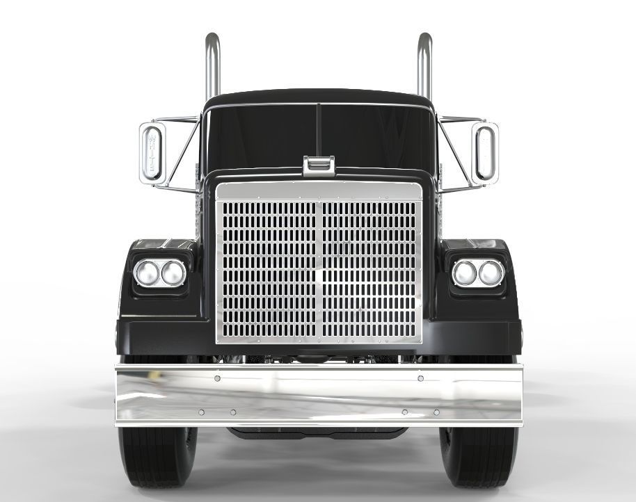 1970 White Western Star Truck  3D model_4