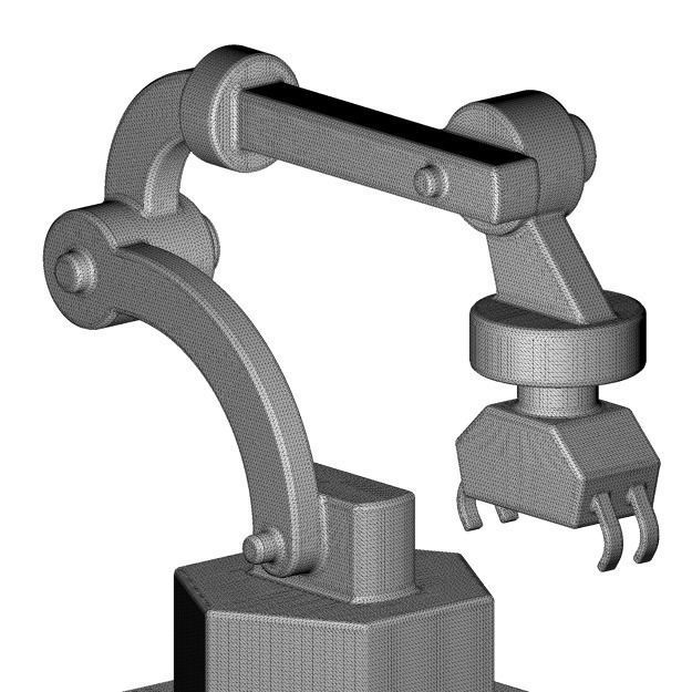 Rusty Robot Arm 3D model_6