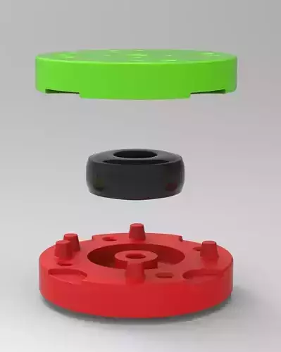 Diecast dragster rear tire at speed Scale 1 to 25