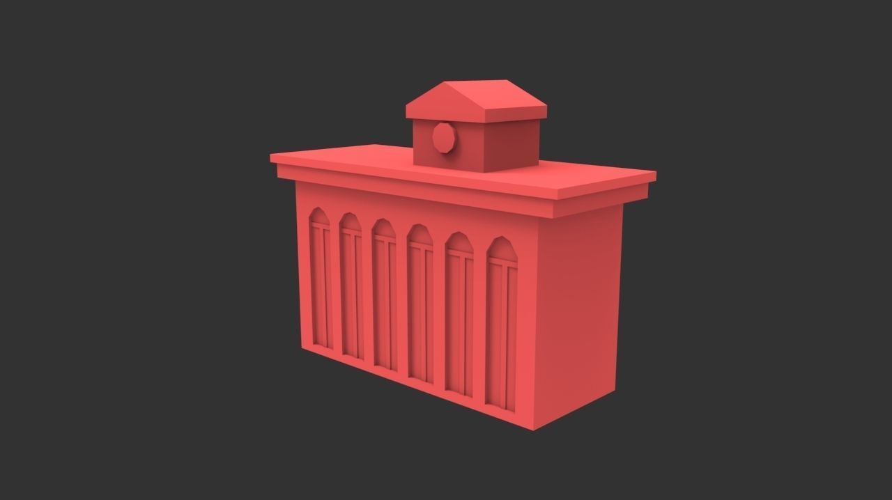 small town 3D print model_4