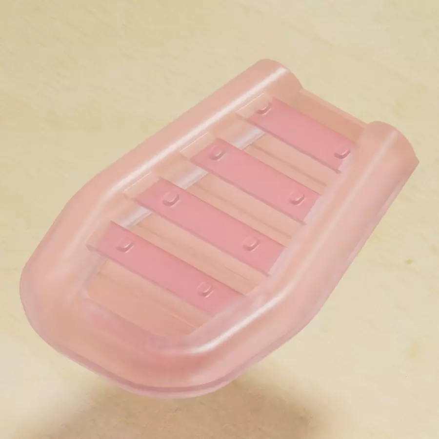 Inflatable Excursion Boat 3D model_0