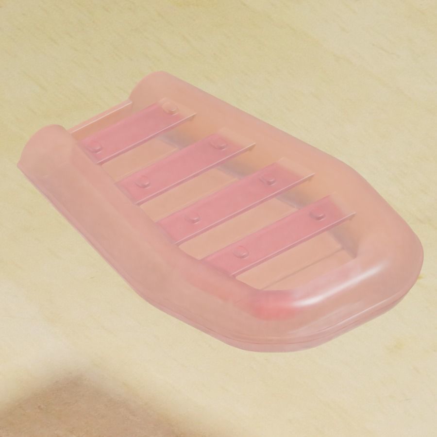 Inflatable Excursion Boat 3D model_1