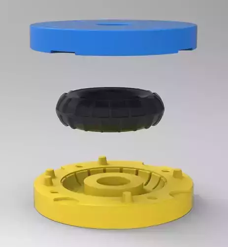 Diecast mud dragster front tire 2 Scale 1 to 10