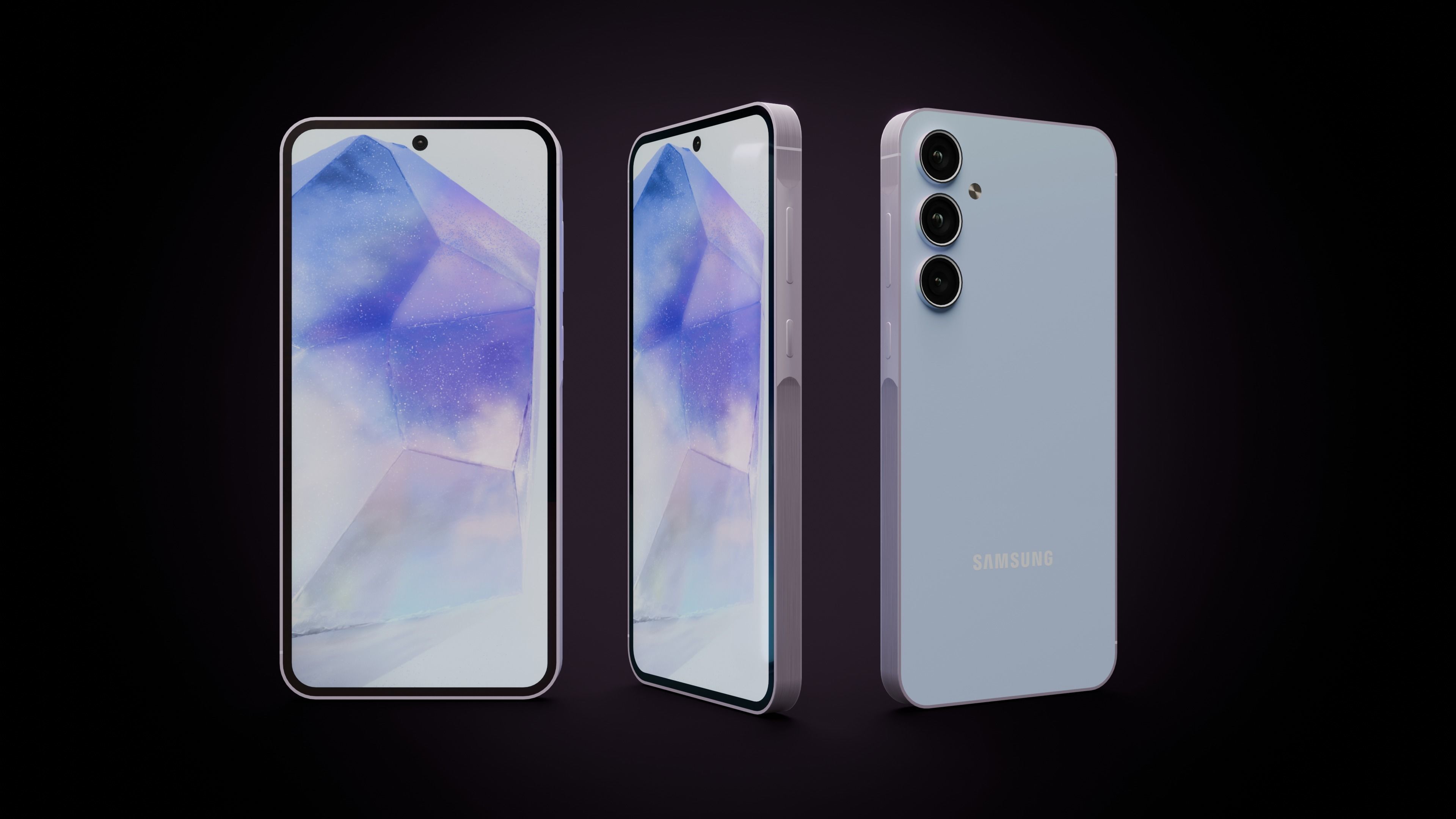 Samsung A55 3D model_2