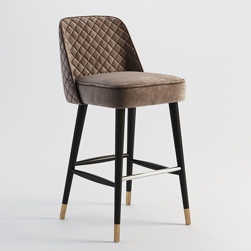 CHAIR DENDY COUNTER STOOL 3D MODEL 3D model