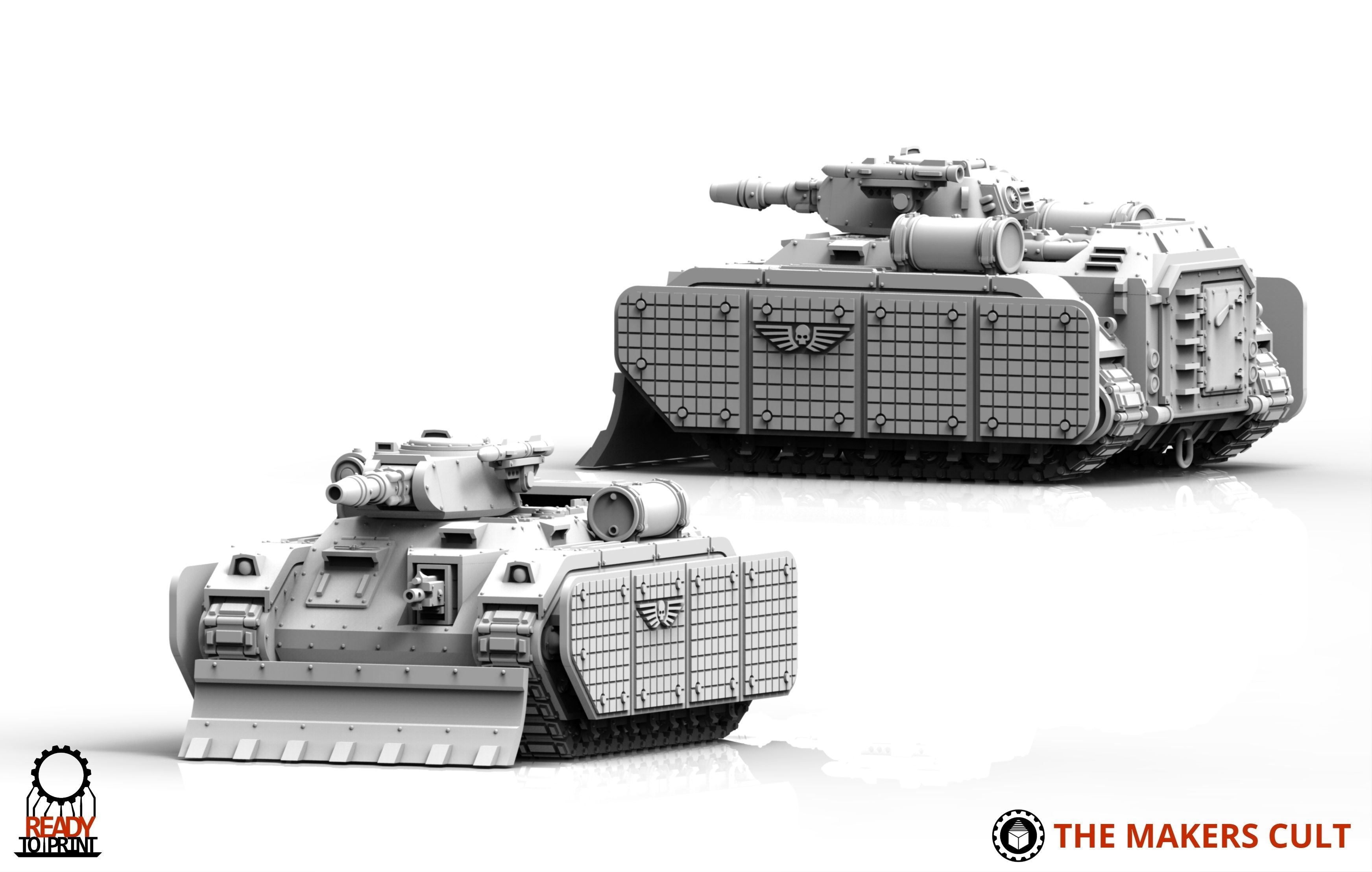 Universal Guard - Flame Tank 3D print model_4