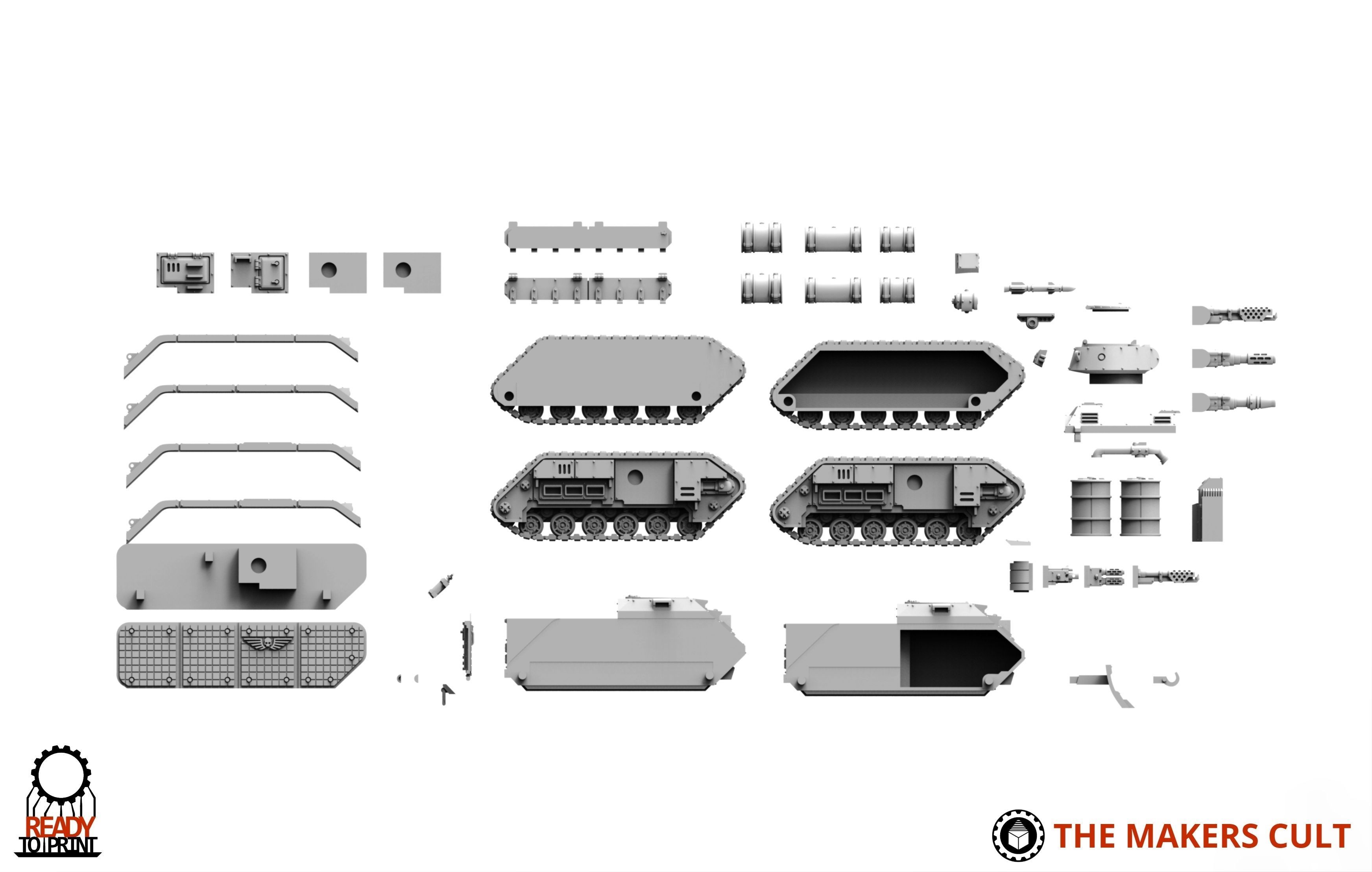 Universal Guard - Flame Tank 3D print model_6