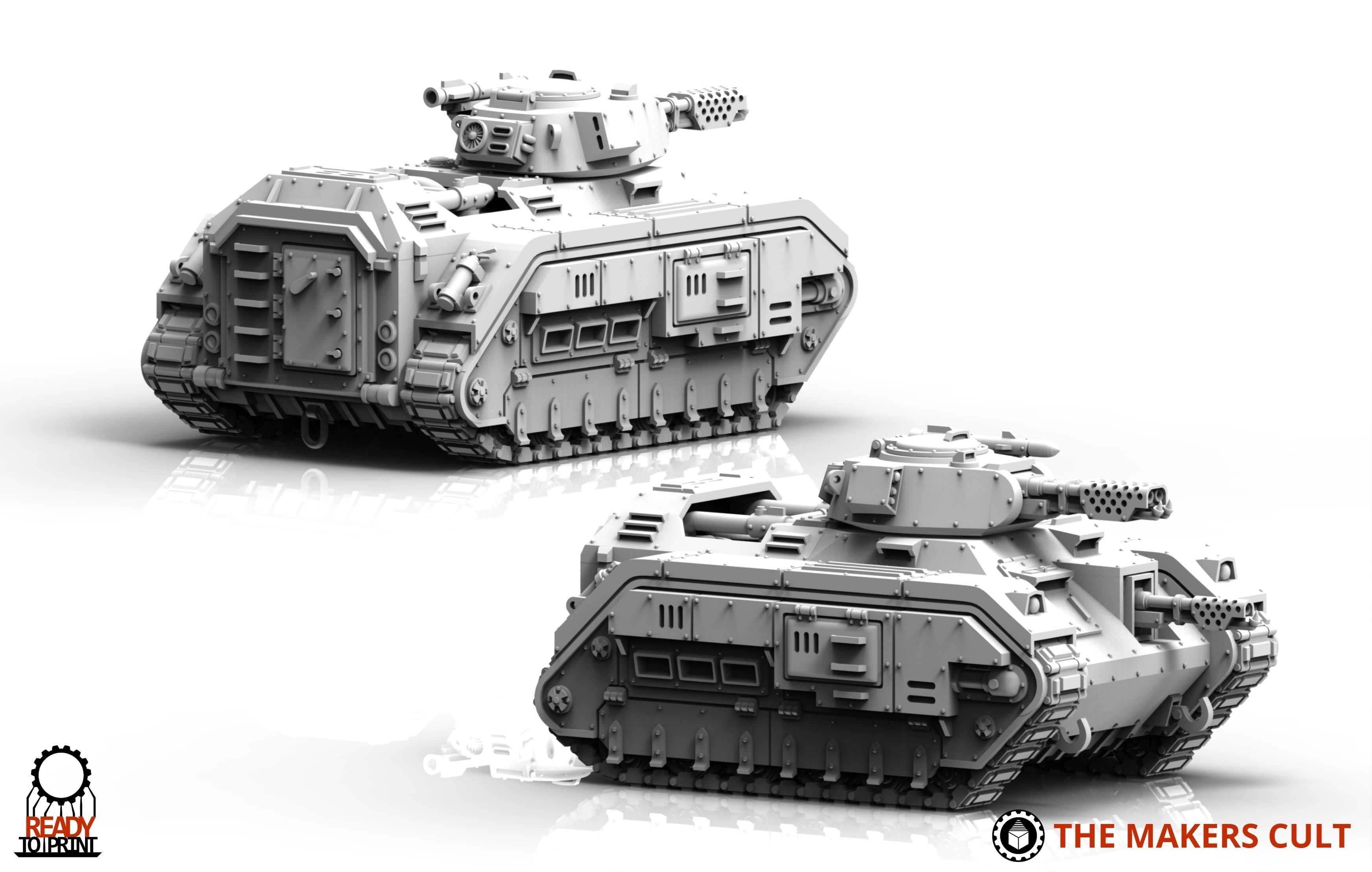 Universal Guard - Flame Tank 3D print model_3
