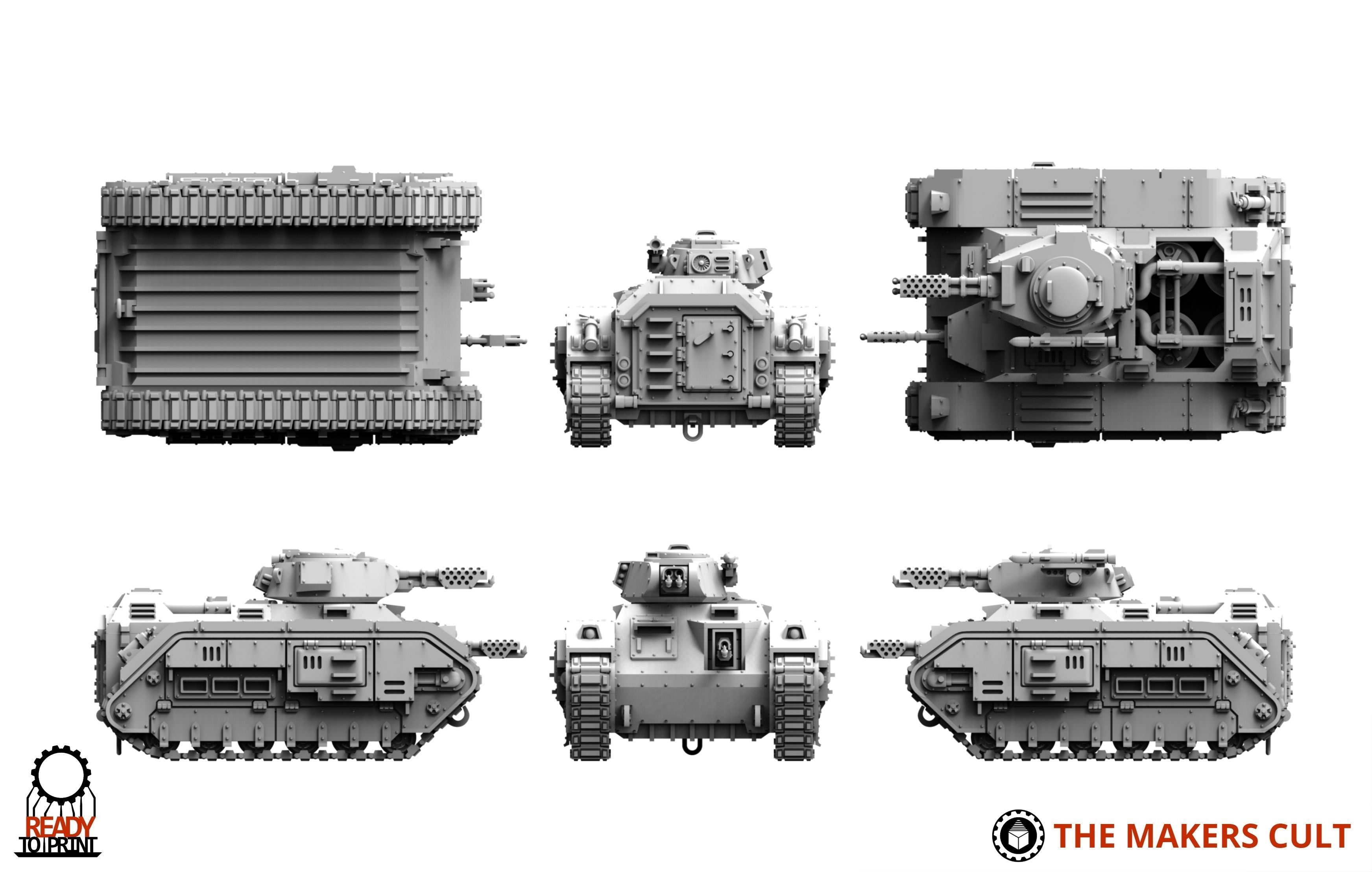 Universal Guard - Flame Tank 3D print model_5