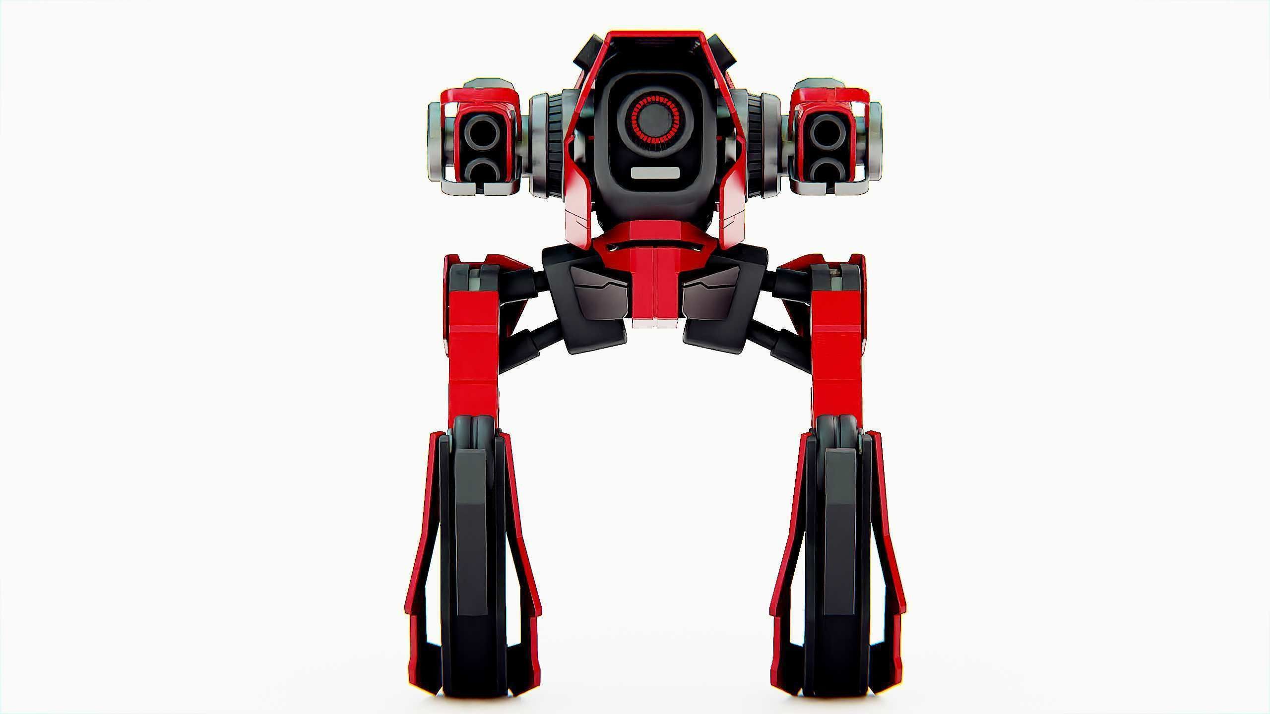 RAPTOR DROID D-150 Rigged for Unreal Engine - Unity - MIXAMO 3D model_31