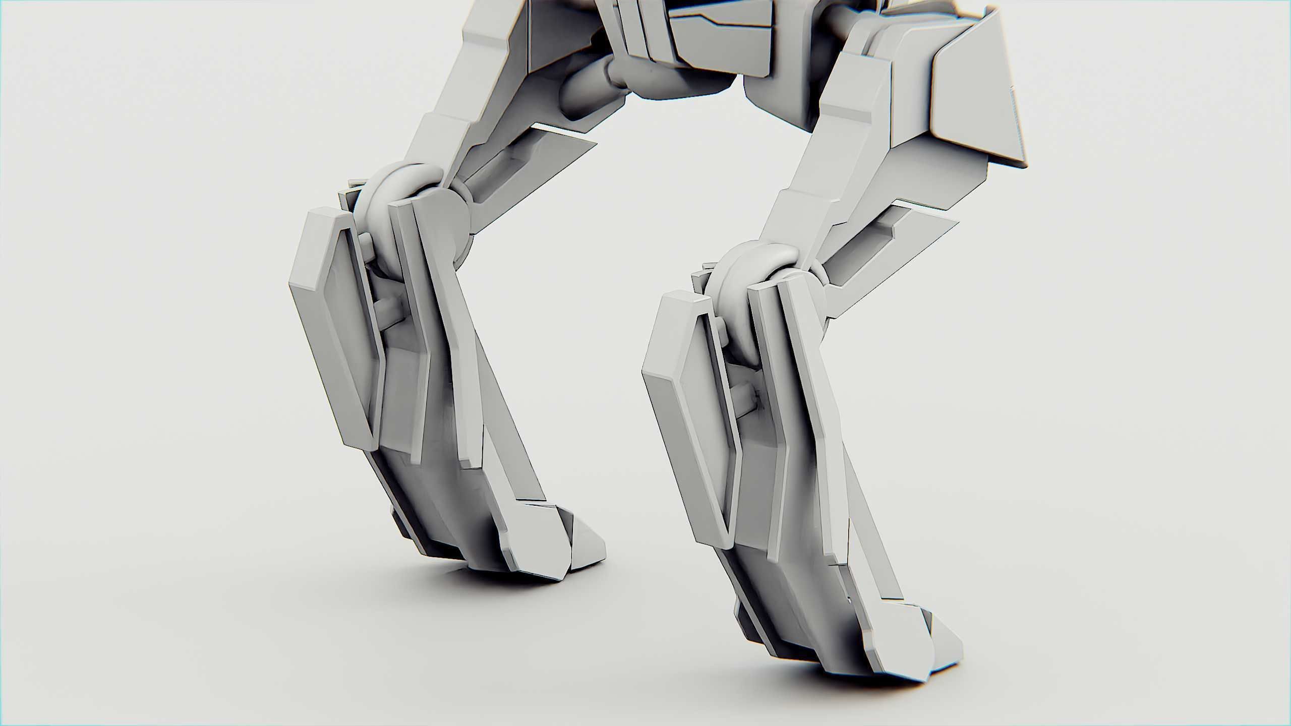 RAPTOR DROID D-150 Rigged for Unreal Engine - Unity - MIXAMO 3D model_36