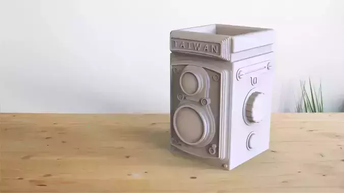 Trandition camera vase 3D print model