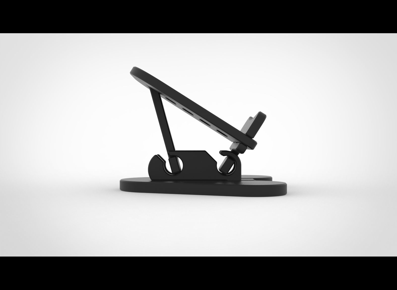 Phone stand 3D print model_15