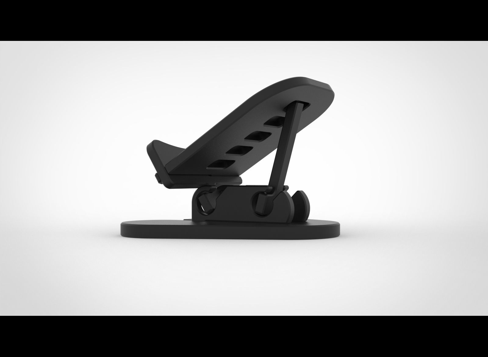 Phone stand 3D print model_14