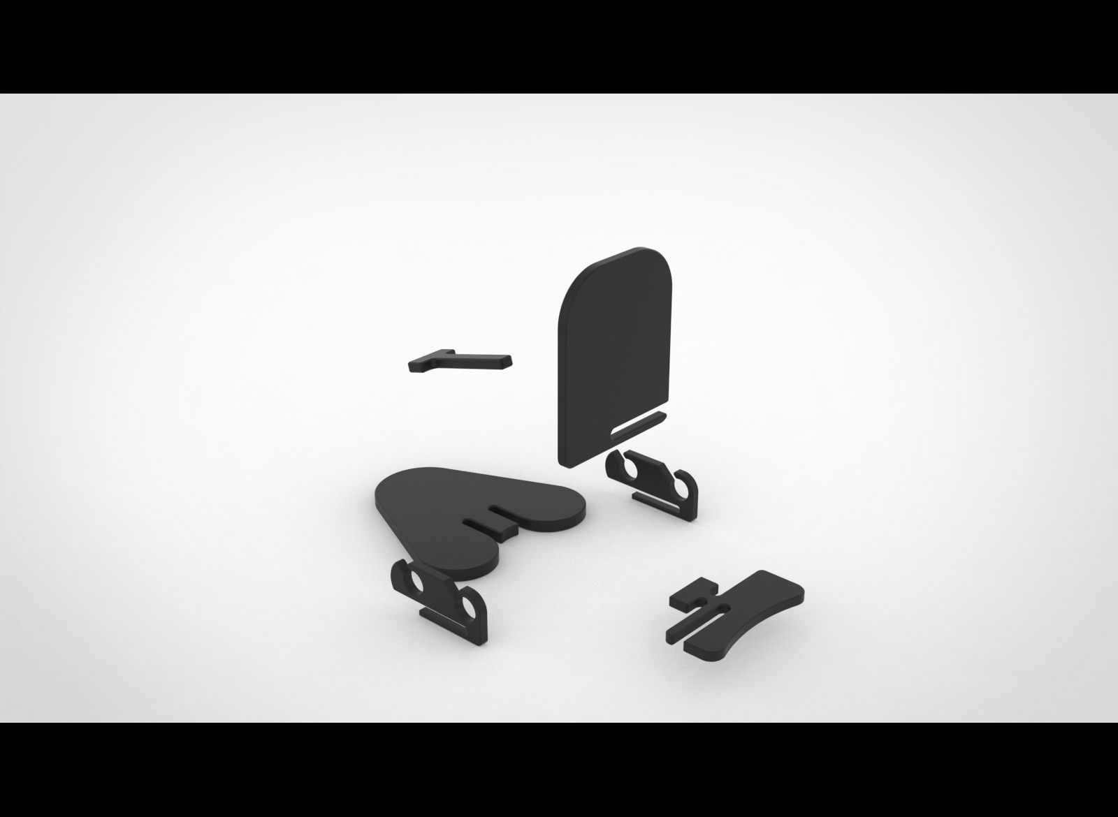 Phone stand 3D print model_12