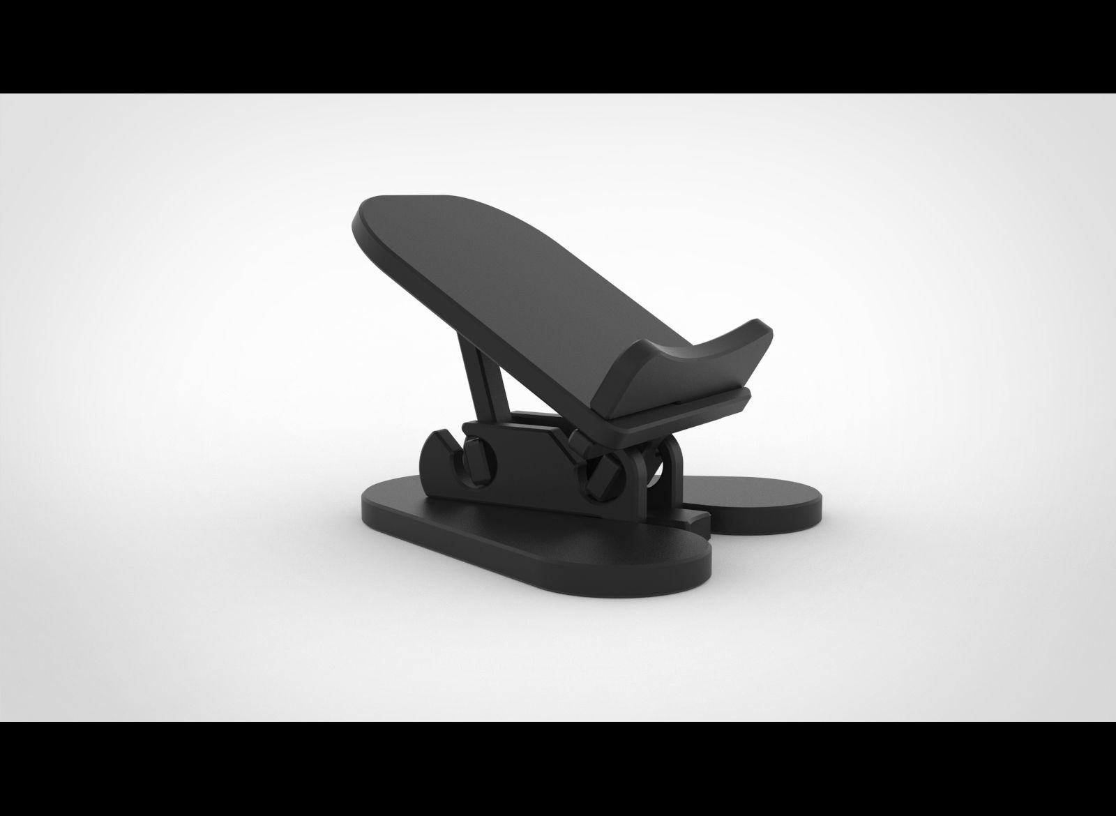 Phone stand 3D print model_4