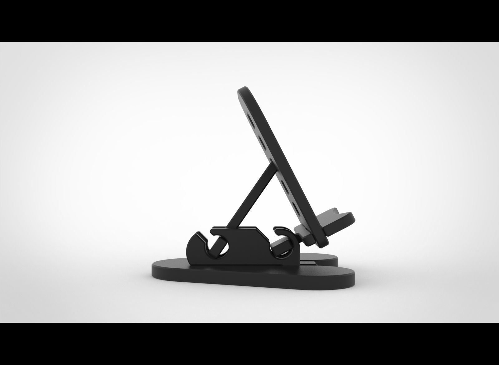 Phone stand 3D print model_11