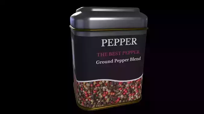 Pepper-Ground Pepper Blend-GAME READY PBR 