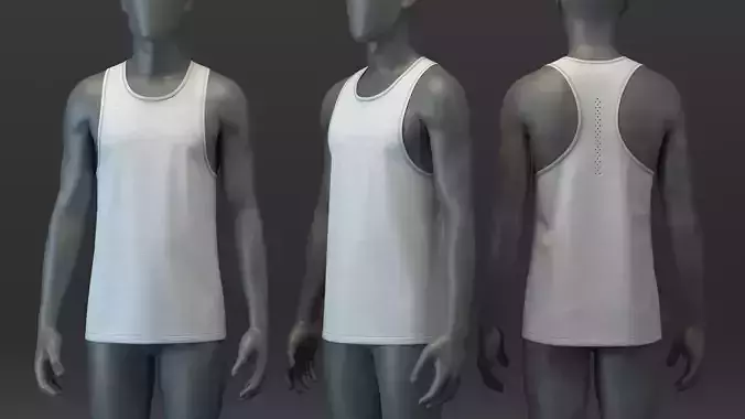 Perforated Sports Tank