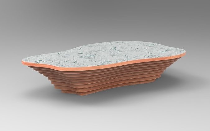 Poke Coffee Table Low-poly 3D model