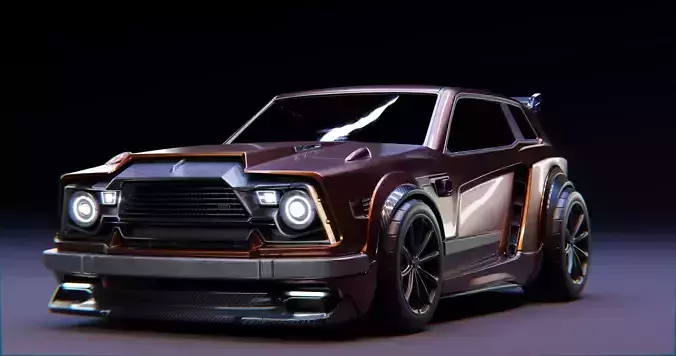 Fennec car model from Rocket League