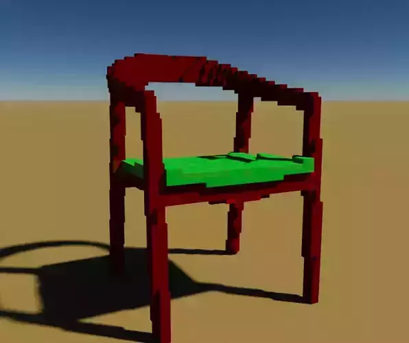 Old Voxel Chair