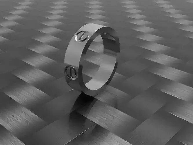 Cartier Ring More Size 3D print model