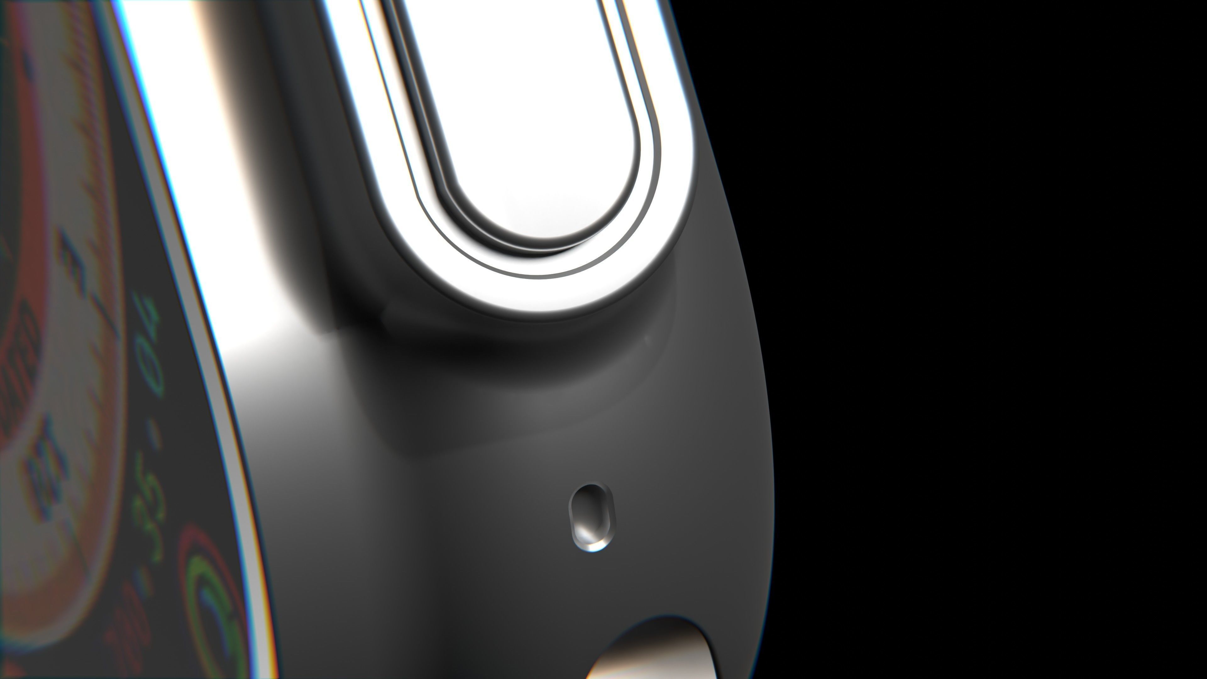 3D Mation and Modeling Apple Watch Low-poly 3D model_6