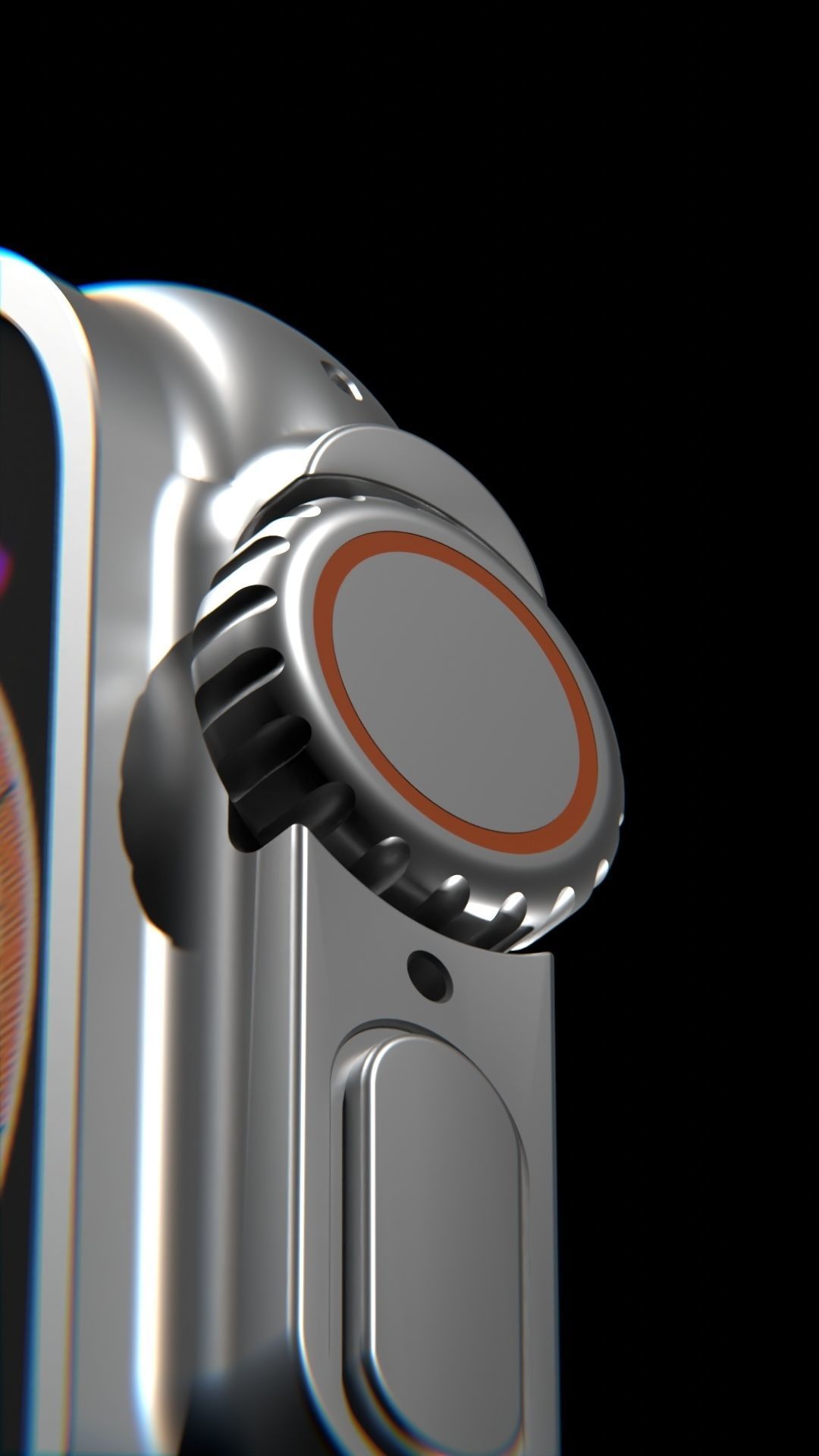 3D Mation and Modeling Apple Watch Low-poly 3D model_5