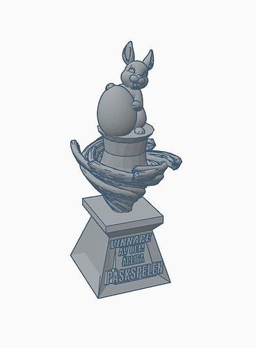 Easter statue 3D print model