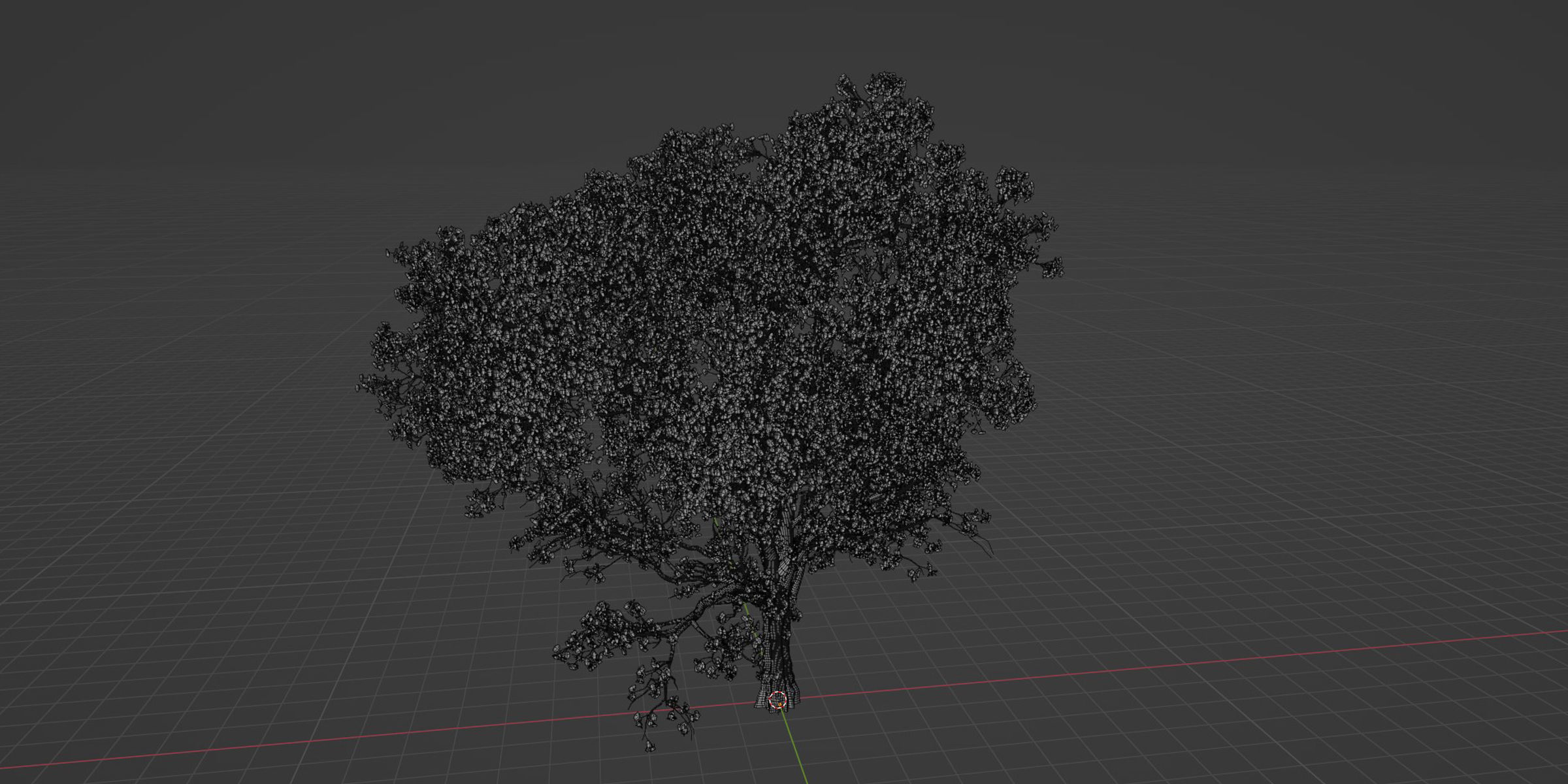 East Asian Cherry vol 239-Blender 3D model_4