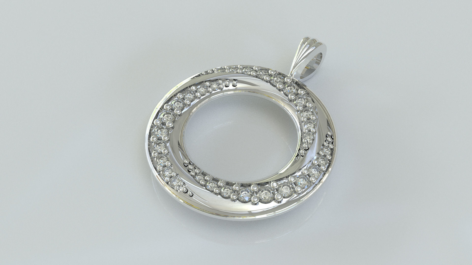 Torus Pendant 3D print model_1