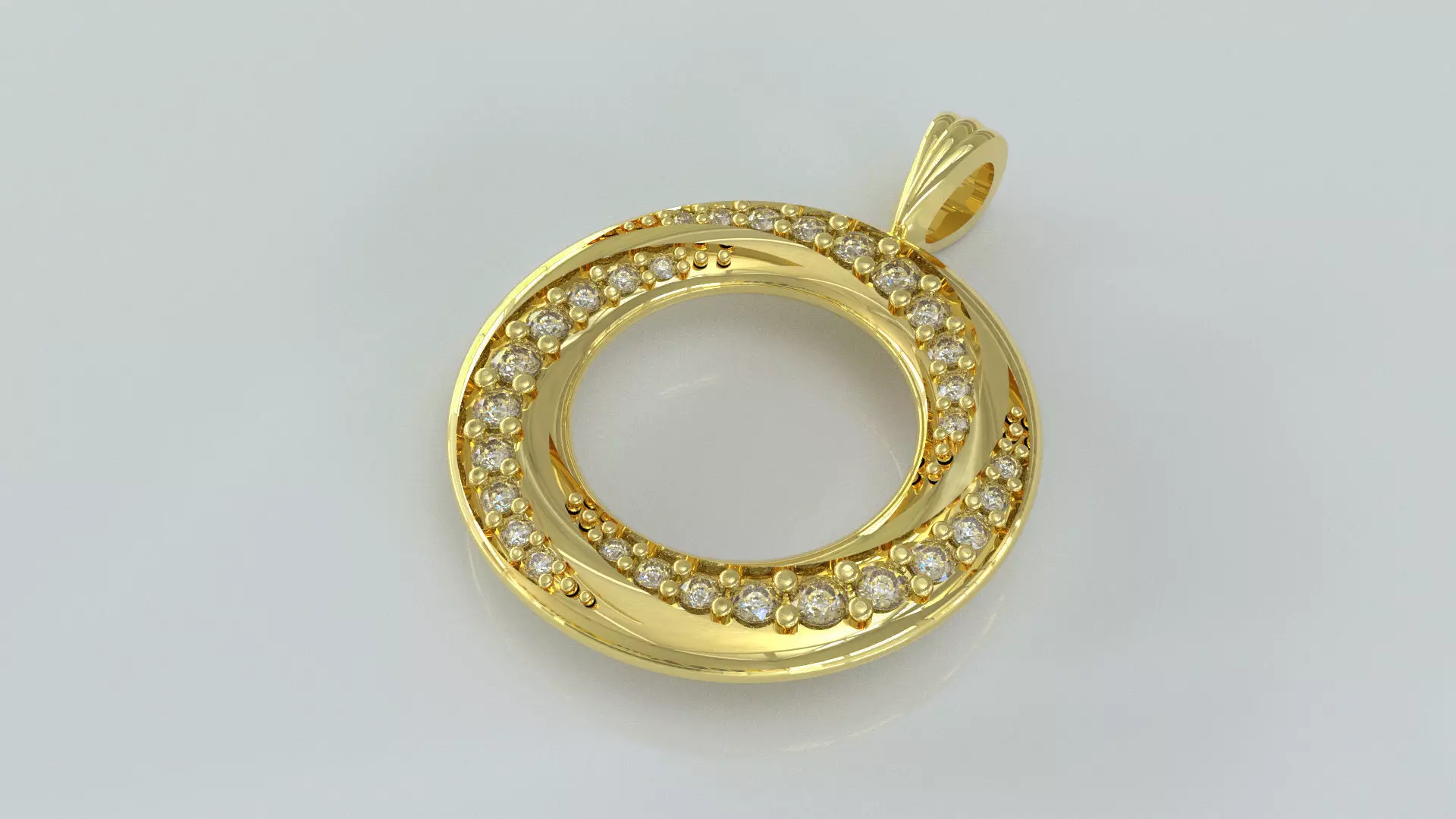 Torus Pendant 3D print model_0