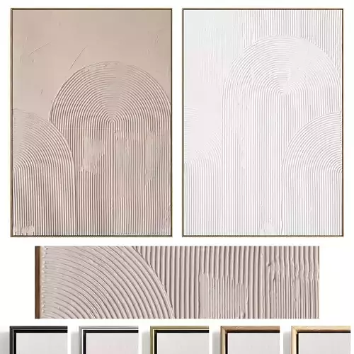 Plaster Two Photo Frame 514