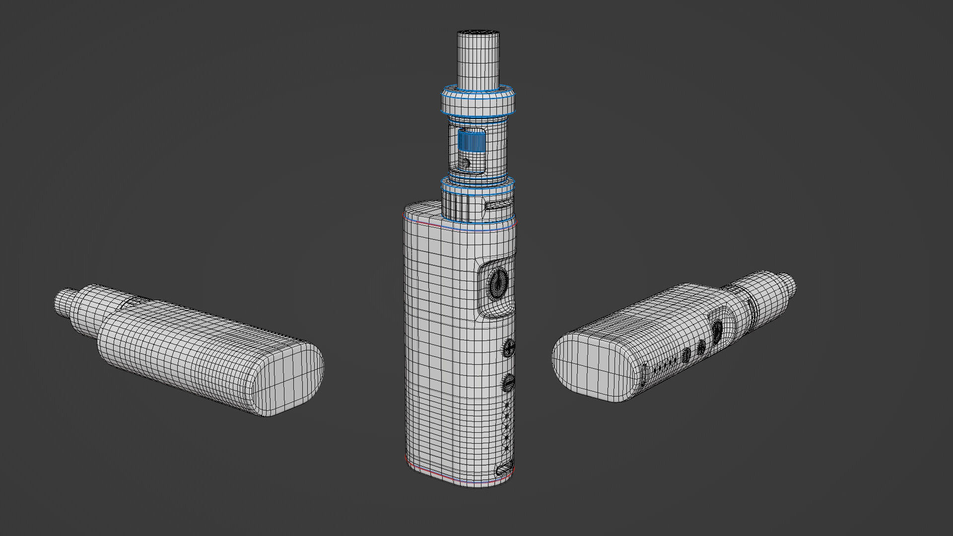 E- Cigarette Vape Low-poly 3D model_20