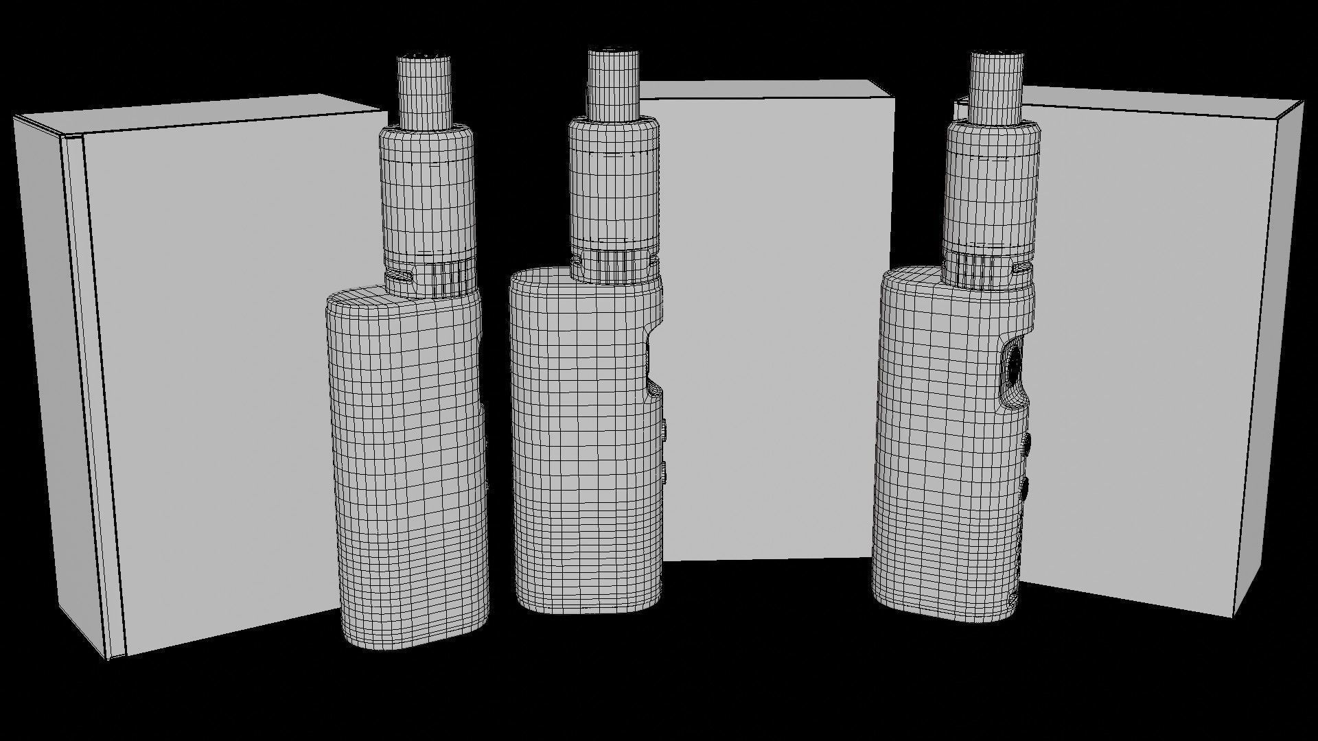 E- Cigarette Vape Low-poly 3D model_18