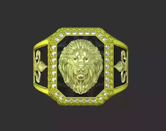 Lion men ring