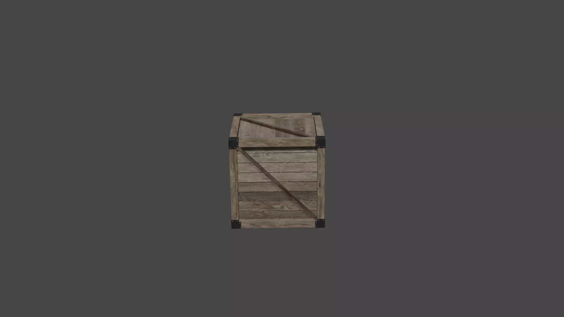 Wooden Crate Free 3D model
