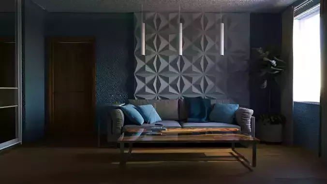 Minimalistic Interior room