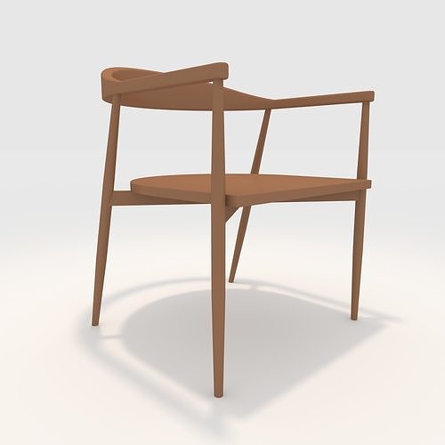Armchair 10 3D model 7