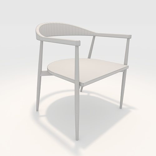 Armchair 10 3D model 2