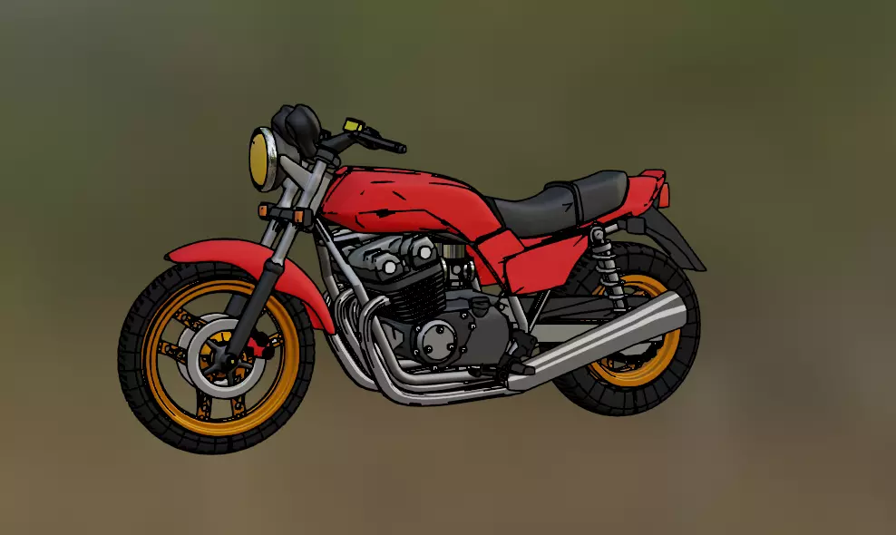 1 to 24 scale Model Honda CB 900 Boldor 3D print model_0