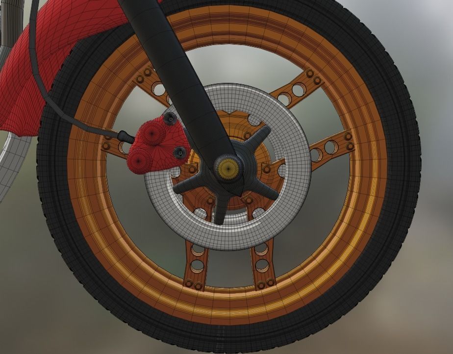 1 to 24 scale Model Honda CB 900 Boldor 3D print model_10