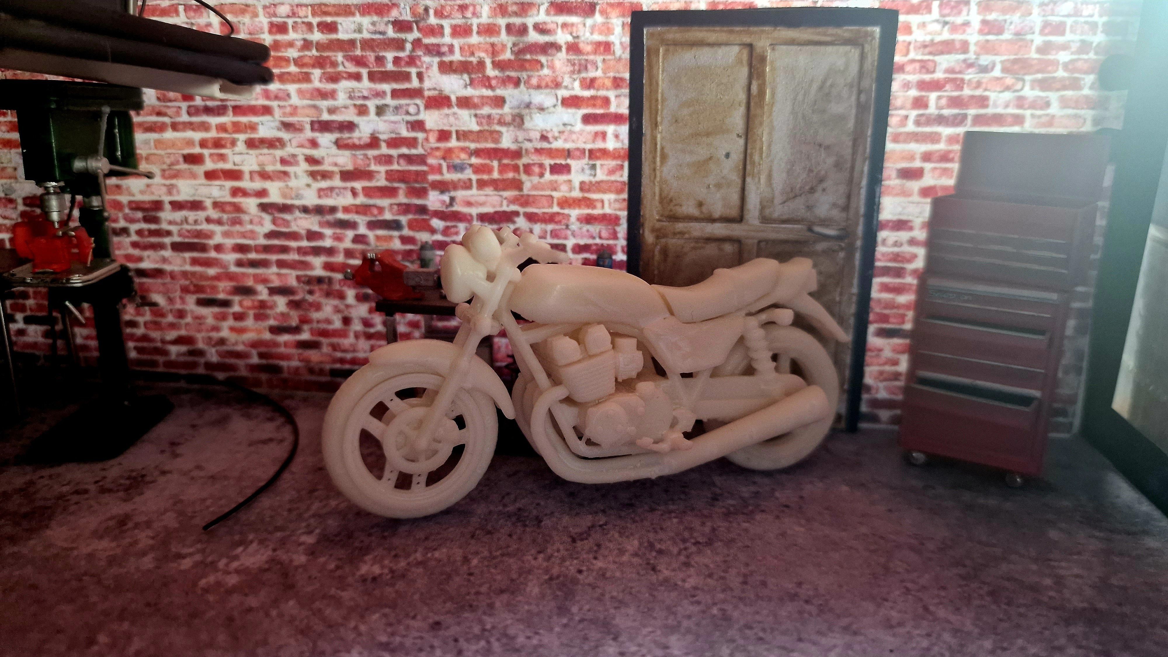 1 to 24 scale Model Honda CB 900 Boldor 3D print model_11