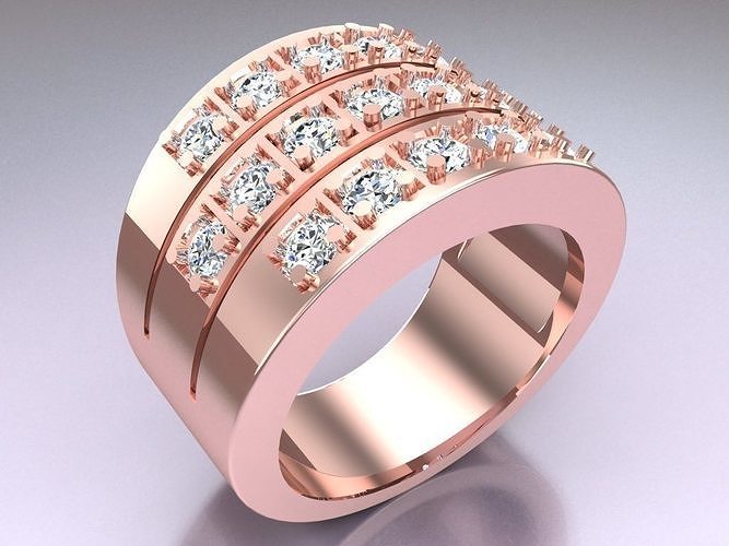 Diamond Ring  - N342441 3D print model
