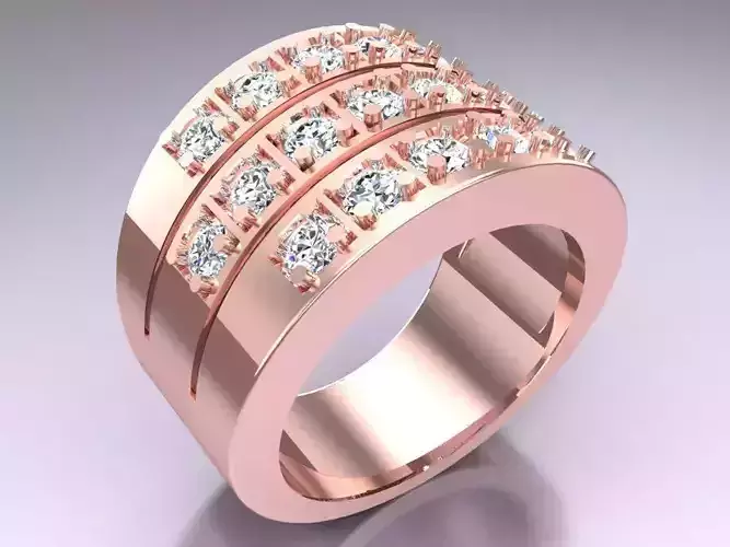 Diamond Ring  - N342441 3D print model