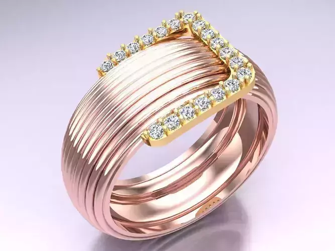 Diamond Ring - N352951 3D print model